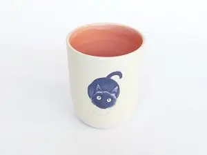 Pote M siamés rosa