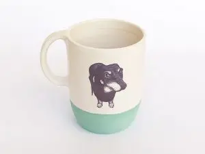 Taza L tekel azul